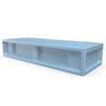 7500 molded plastic bed blue 2