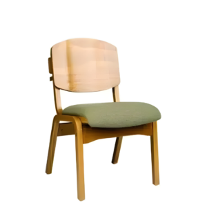 CAMPUS 4-LEG STACKING WOOD CHAIR (WOOD OR UPHOLSTERED SEAT & BACK)