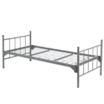 METAL BUNKABLE SPRING DECK SINGLE BED (MIL150RD) | 10" UNDERBED CLEARANCE} ALL SIZES