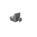MOLDED PLASTIC FLOOR MOUNT CHAIR WITH BALLAST DOOR (96484S)