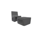 MOLDED PLASTIC OTTOMAN / ACCENT TABLE
