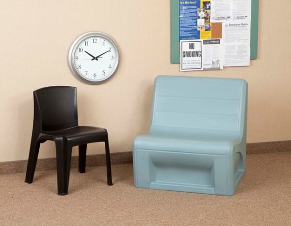stacking large molded plastic chair 3 1