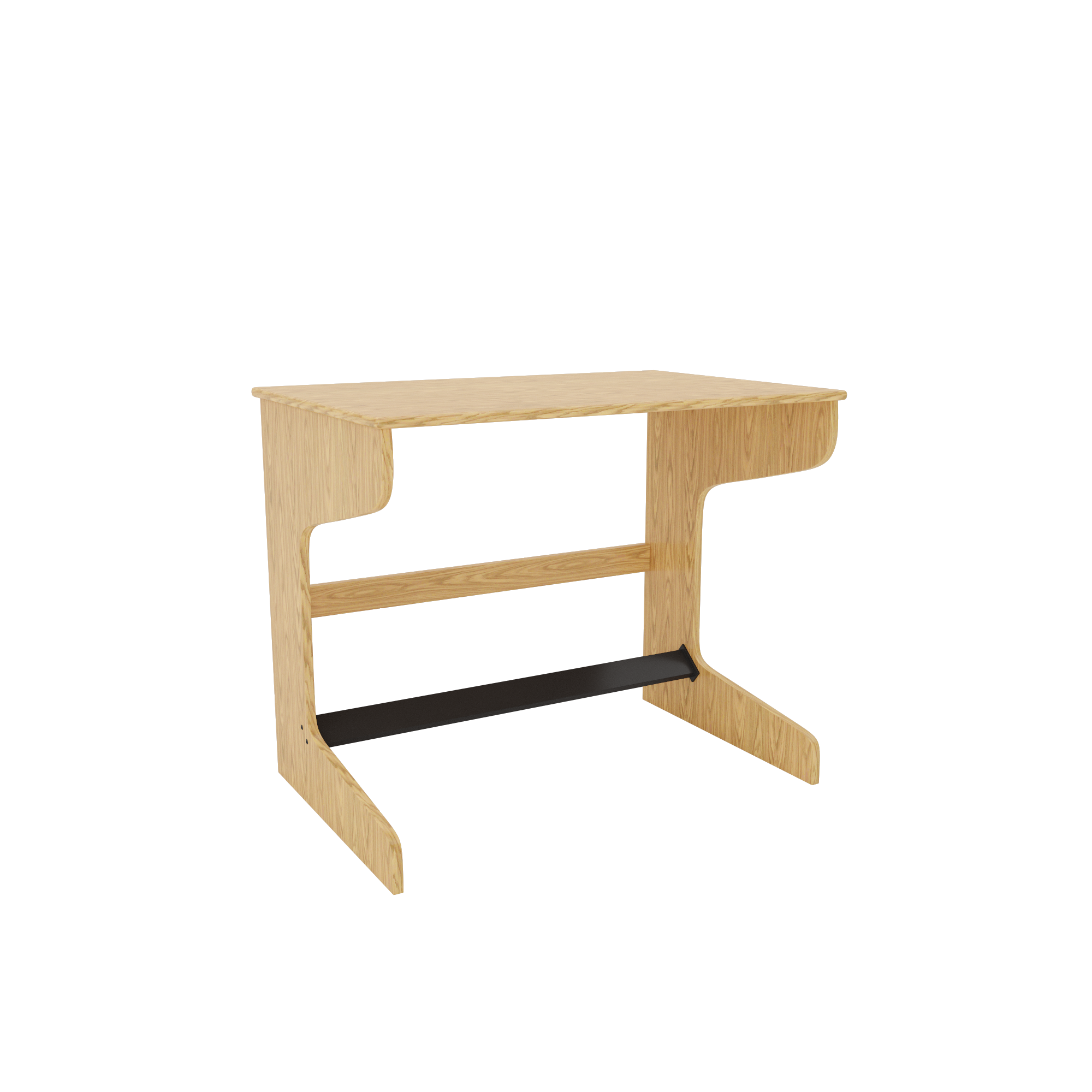 Clayton Natural Oak Cantilever Desk (N-CSD-3624)