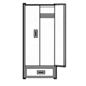 Lucerne-Double-Wardrobe-with-1-Bottom-Drawer