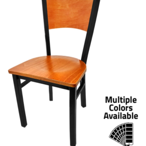 Plain-Wood-Back-Chair-wtih-Black-Frame