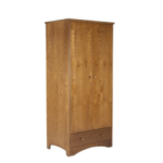 Evy Double Door Wardrobe with Bottom Drawer & Clothes Rod (S2-DWD-3024-60-1)