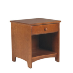 Evy Nightstand with Top Drawer & Open Compartment Below ( S2-BCD-2020)