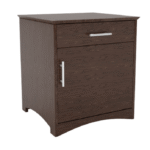 : Evy Nightstand w/Top Drawer & Compartment Door (S2-BCDD-2020)