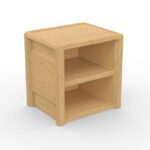 SEQUOIA™ Natural Oak Molded Plastic Nightstand (200 Series)