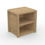 SEQUOIA™ Heritage Oak Molded Plastic Nightstand (200 Series)