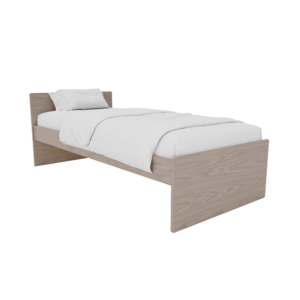 CLAYTON DRIFTWOOD PANEL BED (multiple sizes)(N-PPL-8430)