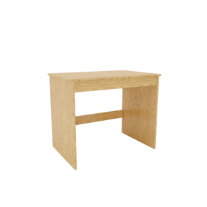 Clayton Natural Oak Panel End Study Desk with Pencil Drawer (N-SD)