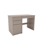 Clayton Driftwood Pedestal Desk with 3 Drawers (N-DKP-4524)