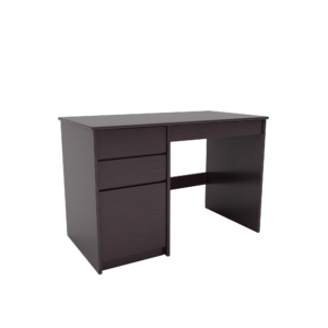 Clayton Cocobala Pedestal Desk with 3 Drawers (N-DKP-4524)