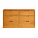 Williamsburg Natural 6 Drawer Dresser (B4000-50) (QUICK SHIP)