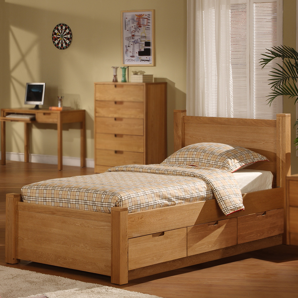 Williamsburg Natural Bed Combo (B4000 SERIES) (Multiple Sizes) (QUICK SHIP) - Image 2
