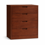 Williamsburg Dark Cherry 4 Drawer Chest (B4001-75) (QUICK SHIP)