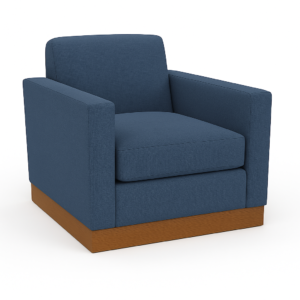 Nev Lounge Chair with Plinth Base (4611)