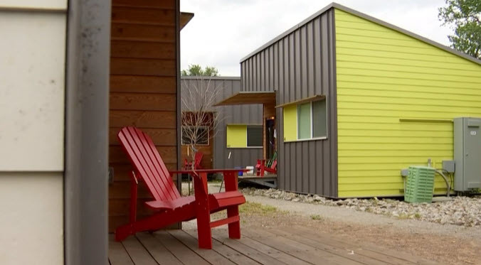 Cottages at Hickory Crossing supportive housing in Dallas