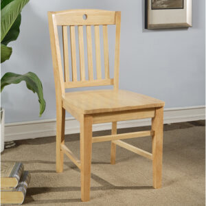 Dean Wood Dining Chair - Natural (030S-N) Quick Ship