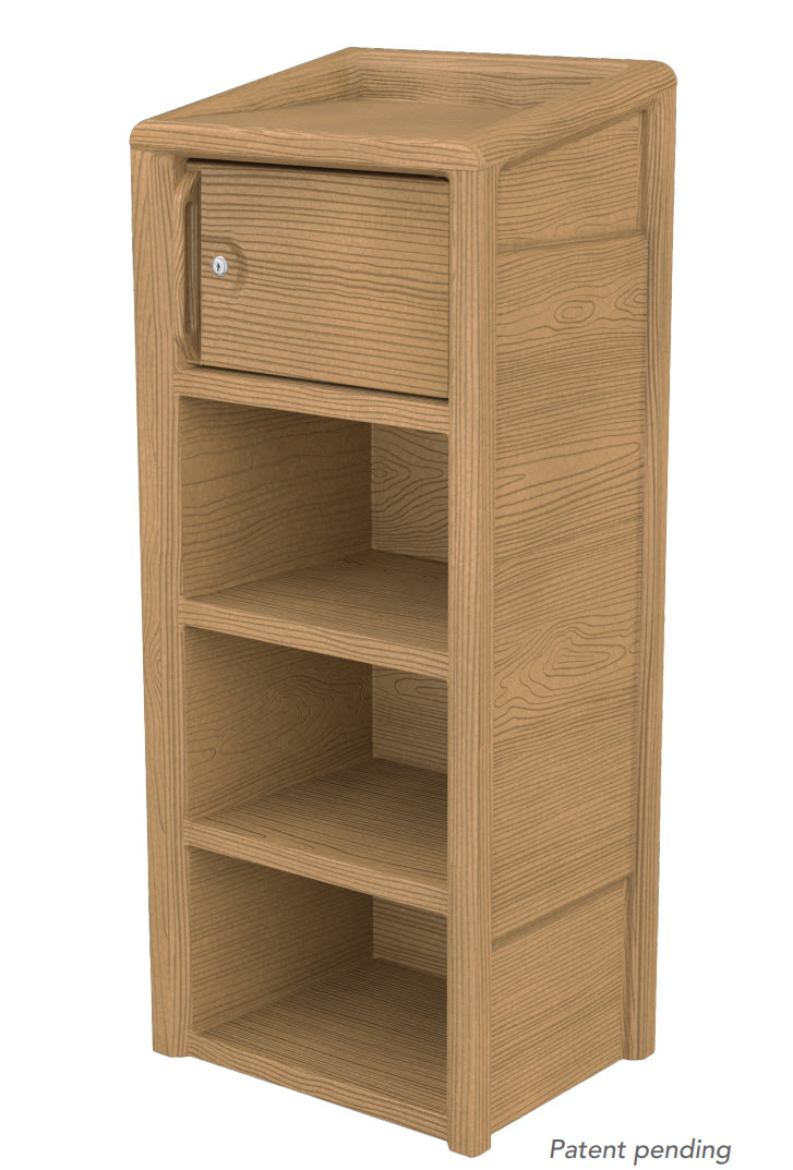 SEQUOIA™ Lockable Walnut Wardrobe (221) - Image 6