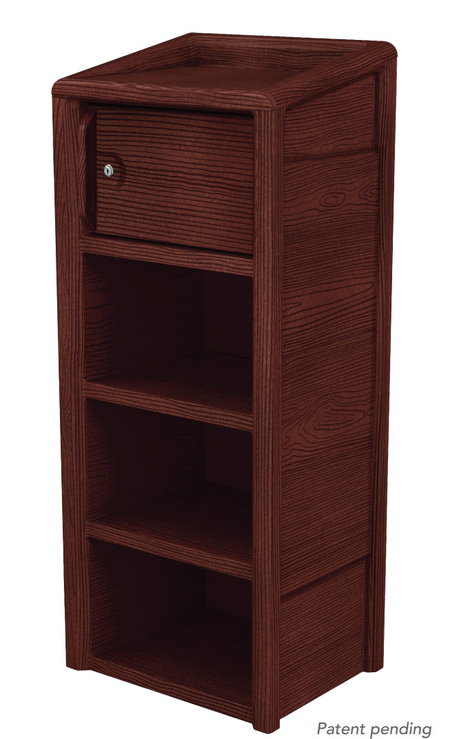 SEQUOIA™ Lockable Walnut Wardrobe (221) - Image 4